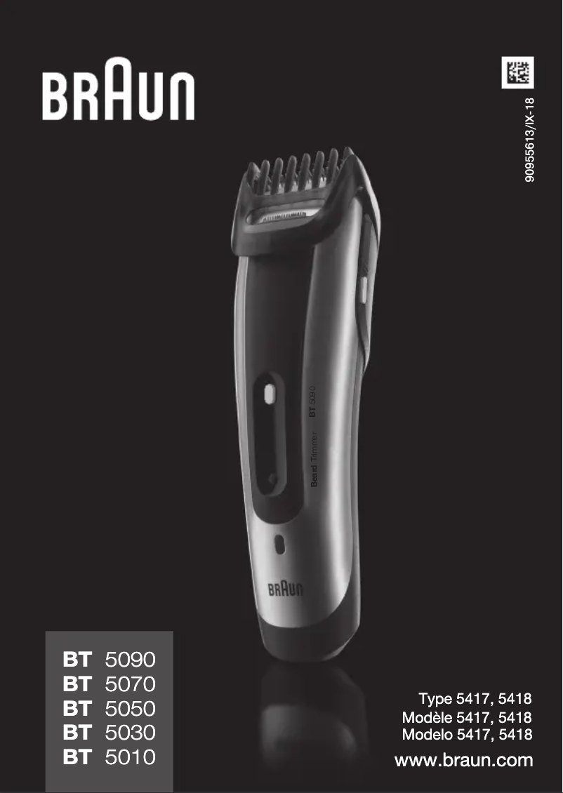 First page image of the manual for BT 5010