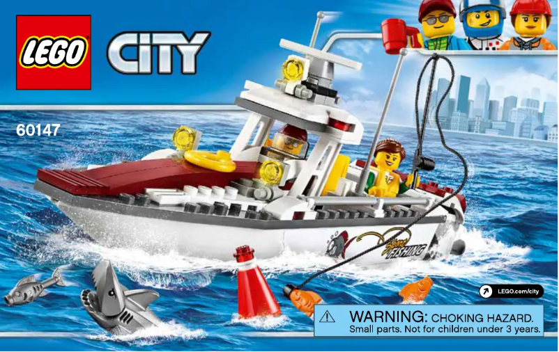 Page 1 of the manual Visual Instructions Lego City 60147