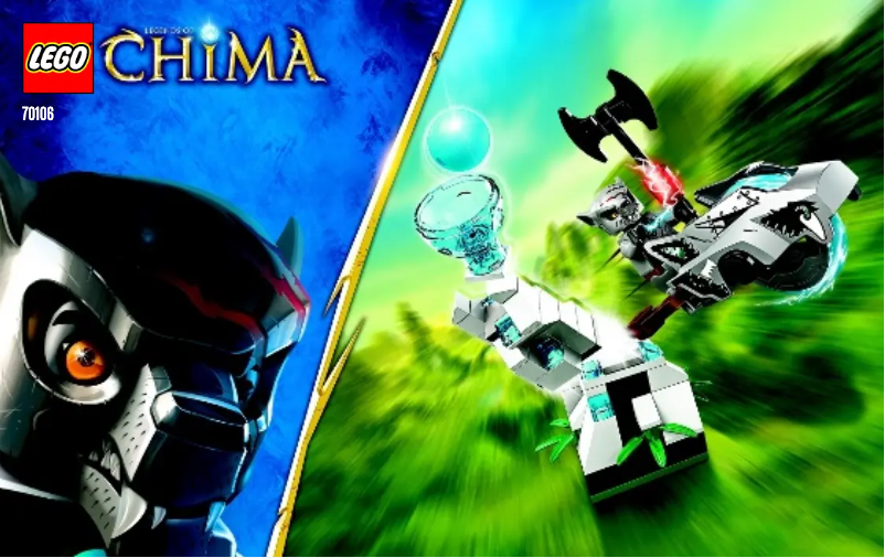 Page 1 of the manual User Manual Lego Chima 70106