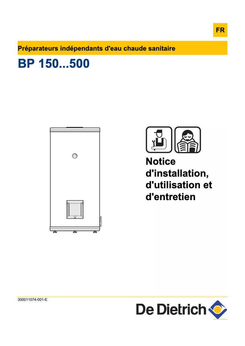 First page image of the manual for BP 400