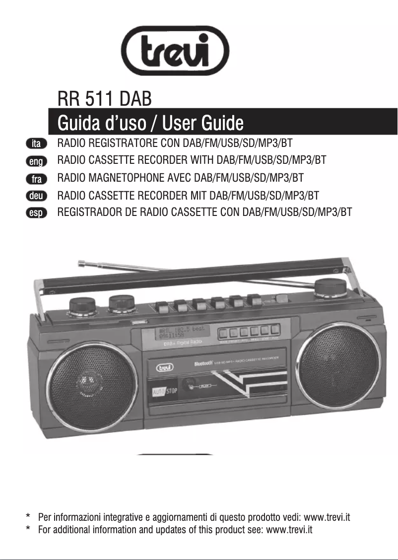 First page image of the manual for RR 511 DAB