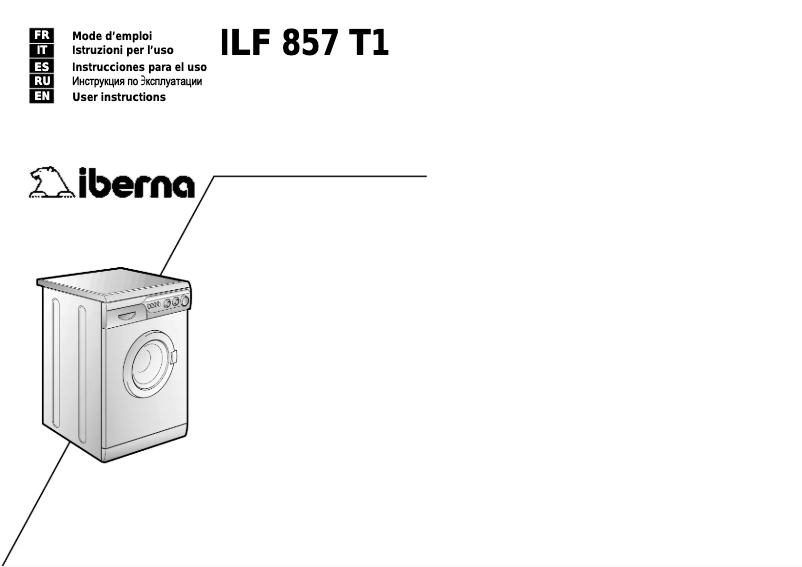 Page 1 of the manual User Manual Iberna LB ILF 8571