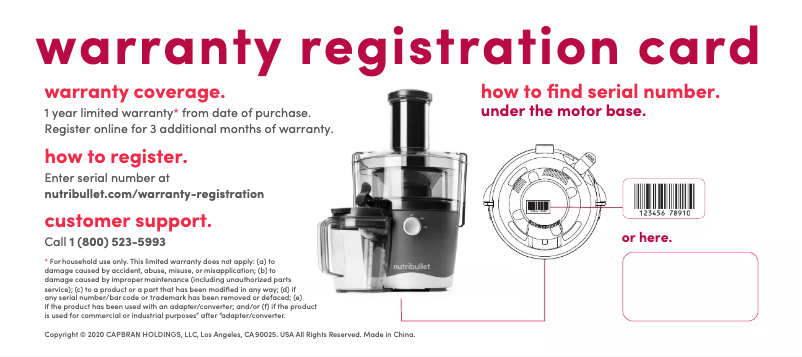 First page image of the manual for Juicer Pro