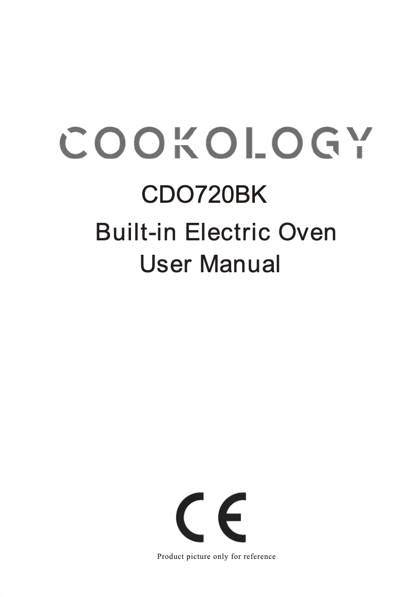 First page image of the manual for CDO720BK