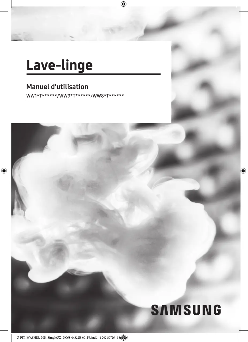 First page image of the manual for WW10T654DLN