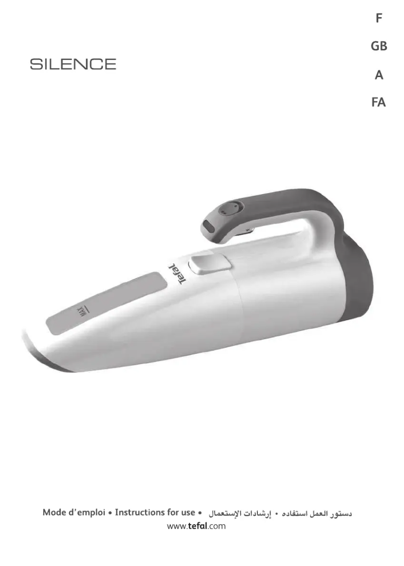 Page 1 of the manual User Manual Tefal Silence Force TW4541