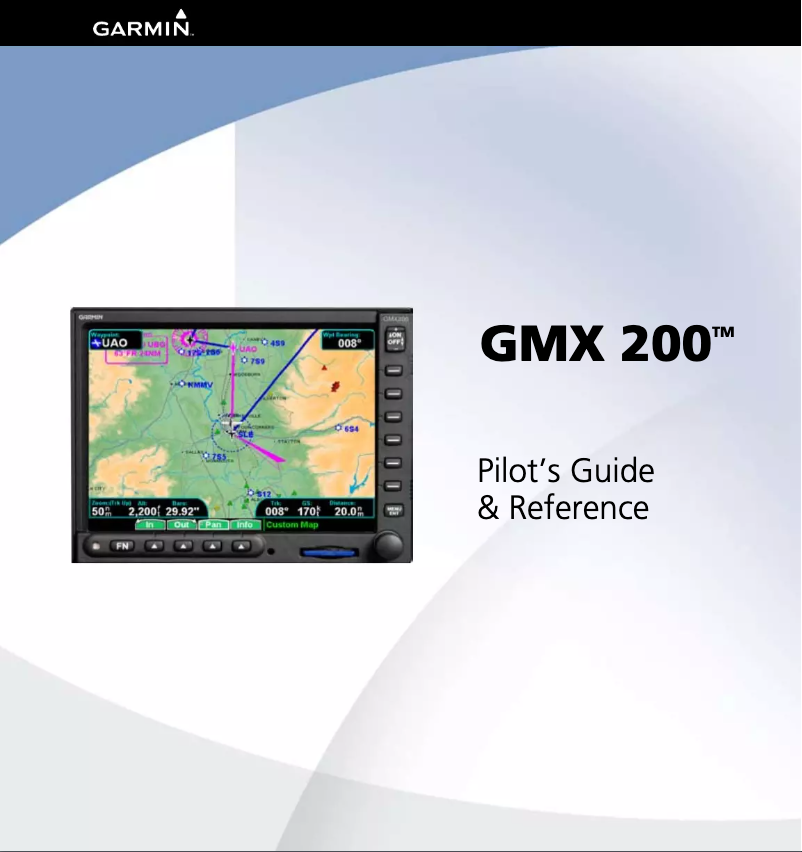 First page image of the manual for GMX 200