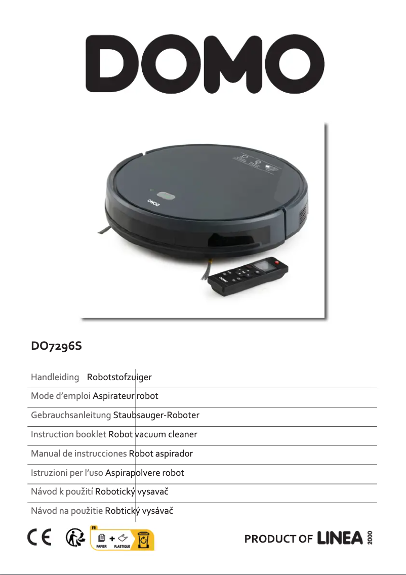 First page image of the manual for DO7296S