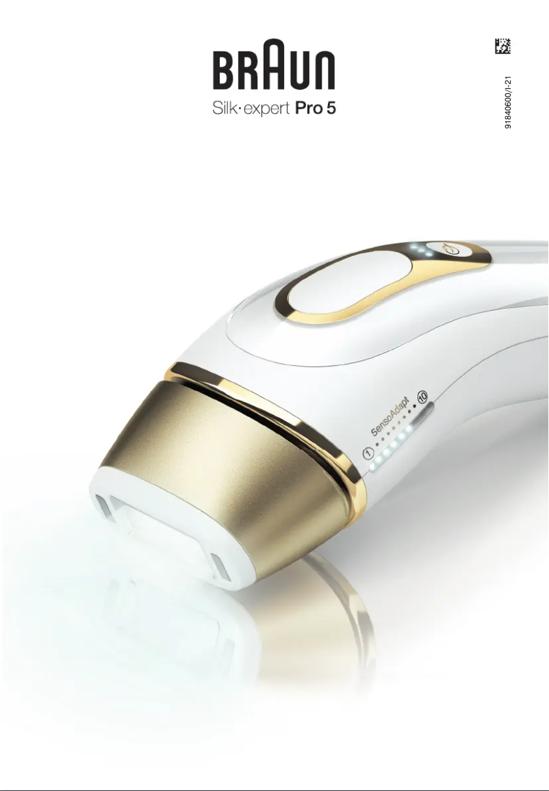 Page 1 of the manual User Manual Braun Silk-expert Pro 5 PL5145