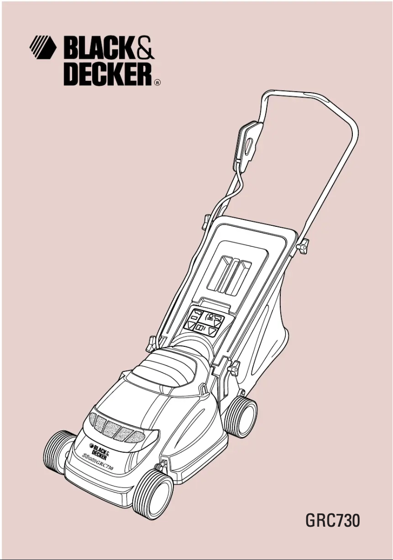 First page image of the manual for GRC730 Type 2