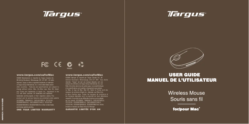 First page image of the manual for AMW43CA