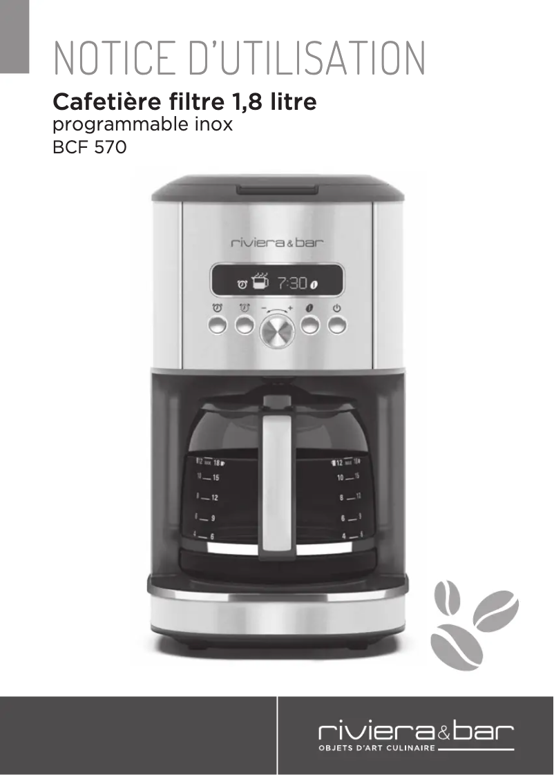 First page image of the manual for BCF570