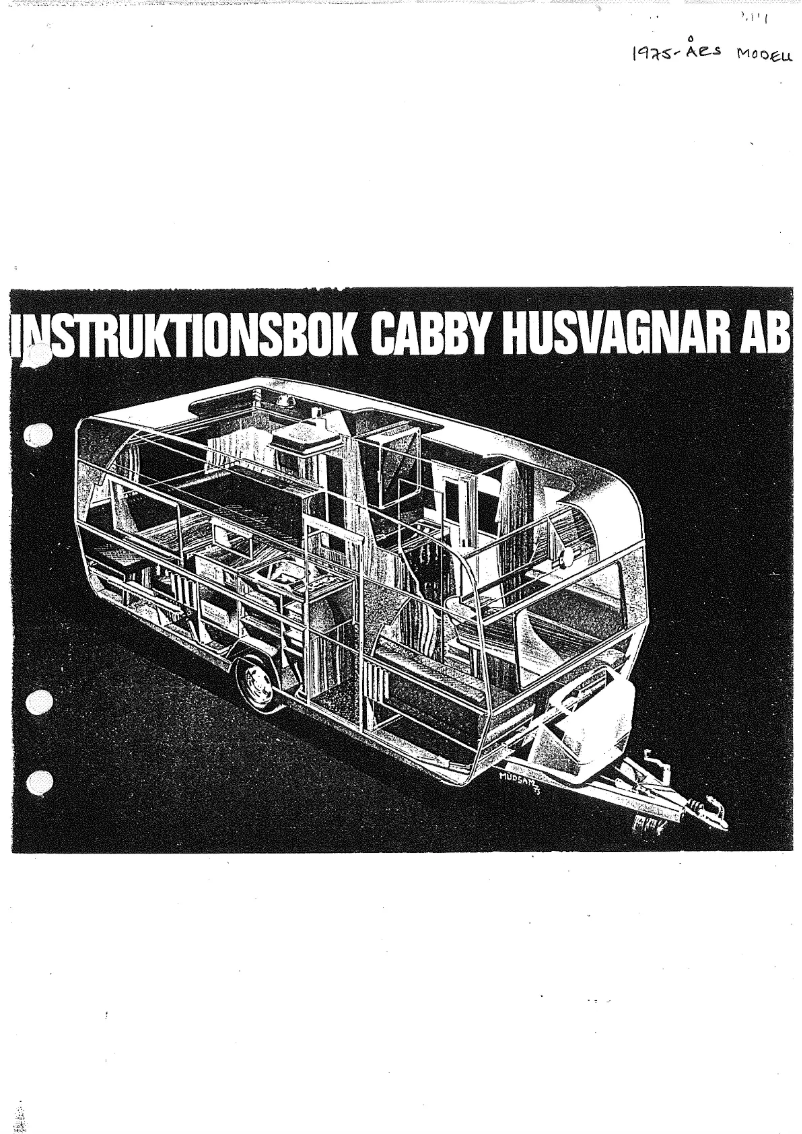 First page image of the manual for 1975