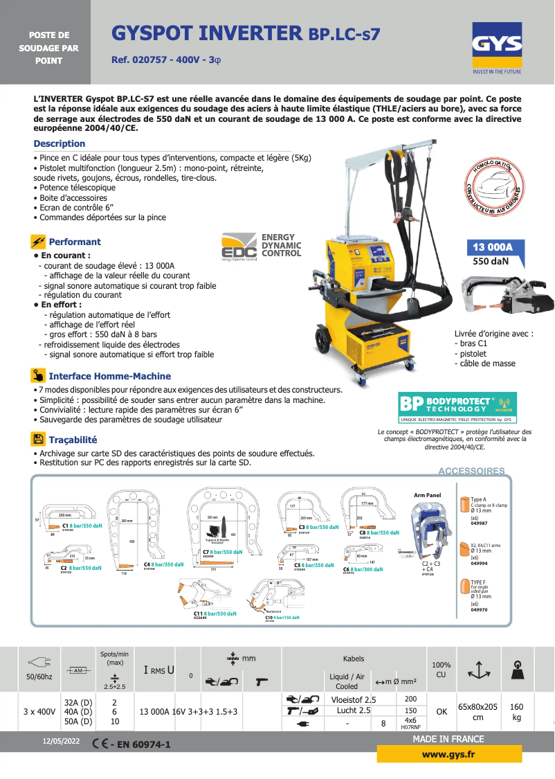 First page image of the manual for Gyspot Inverter BP.LC-s7