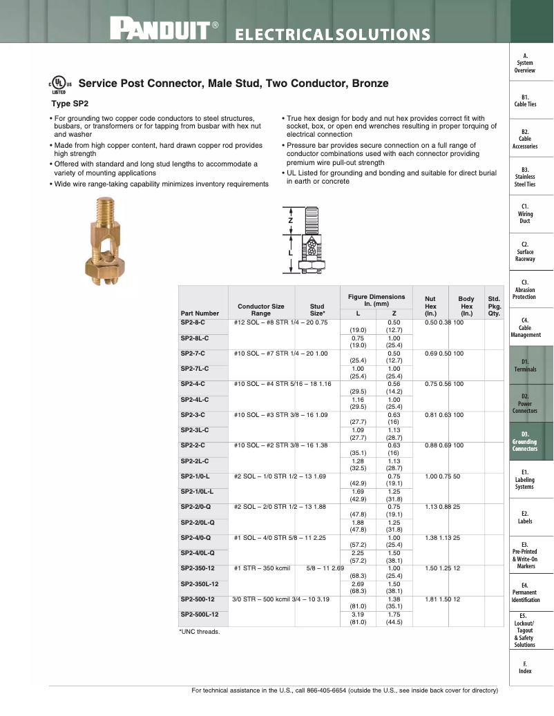 First page image of the manual for SP2-4/0L-Q