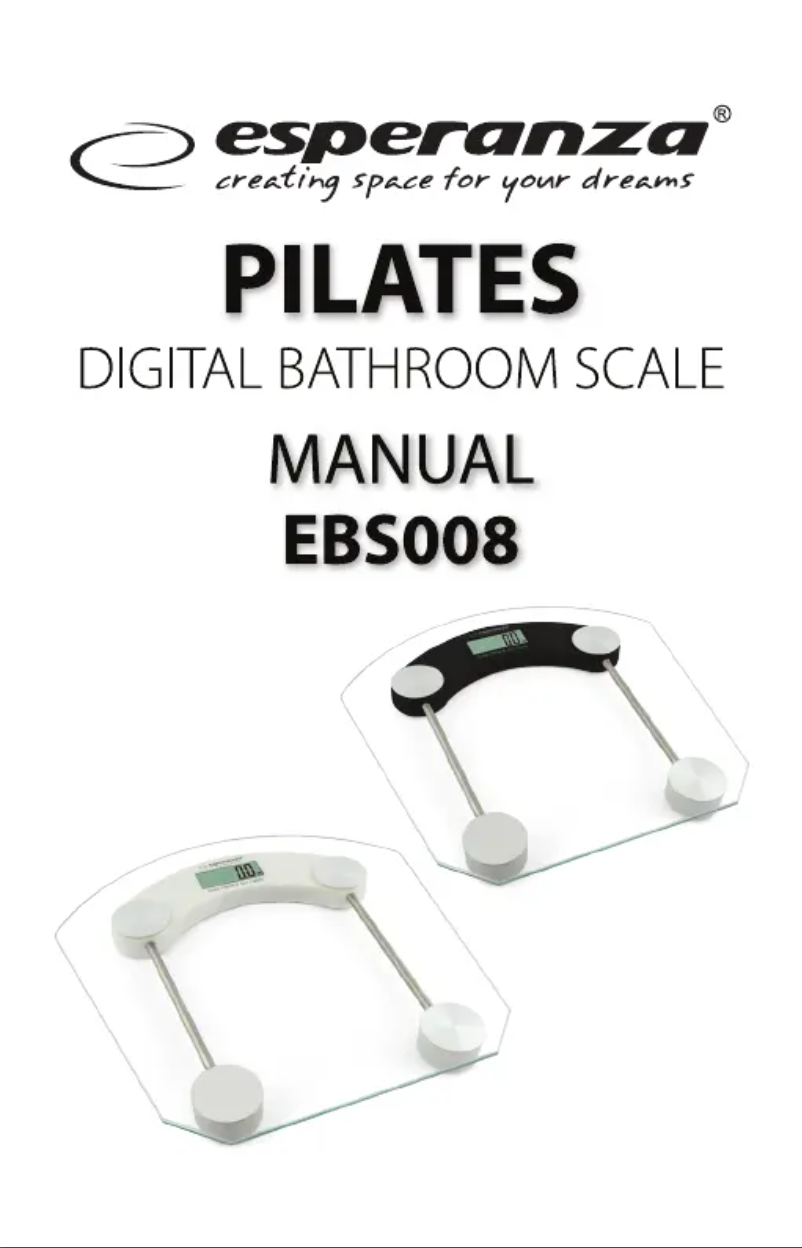 First page image of the manual for Pilates EBS008