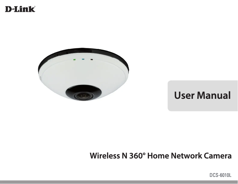 First page image of the manual for DCS-6010L
