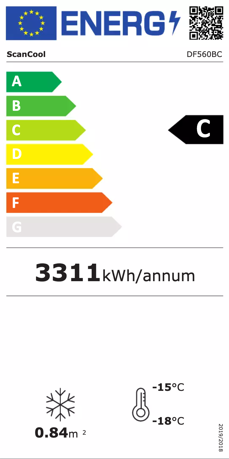 First page image of the manual for DF560BC