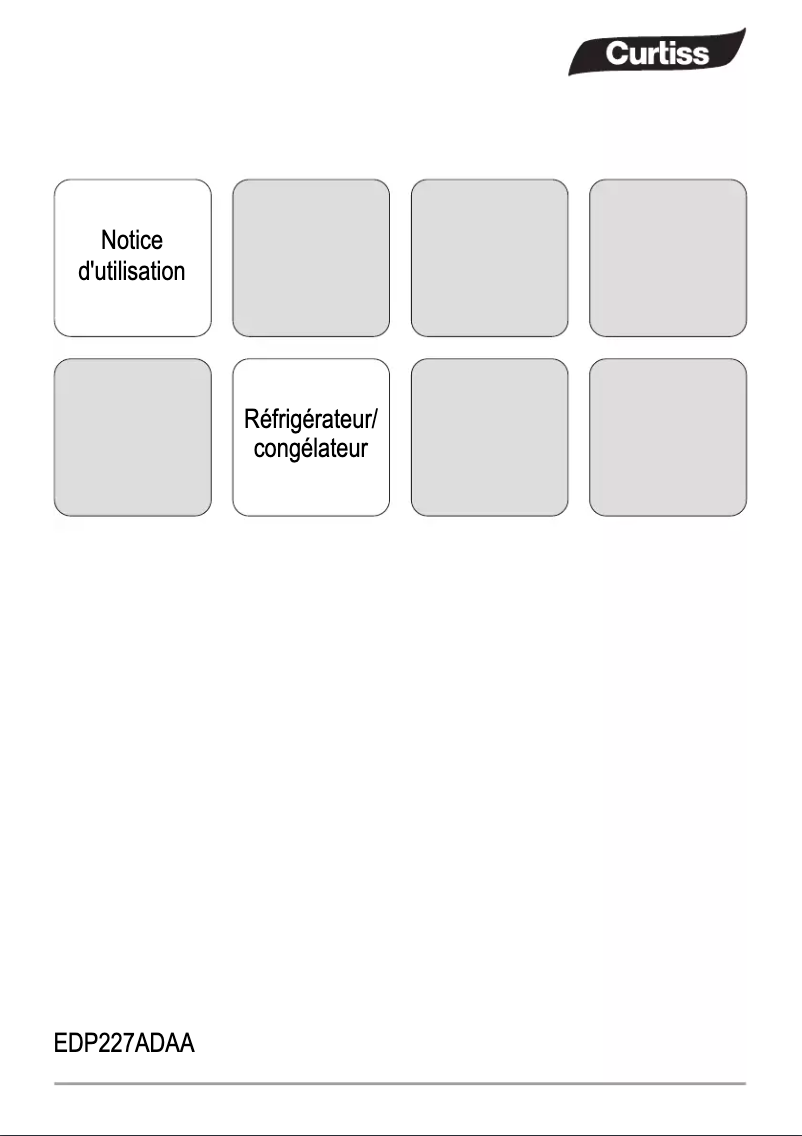 Page 1 of the manual User Manual Curtiss EDP 227 ADAA