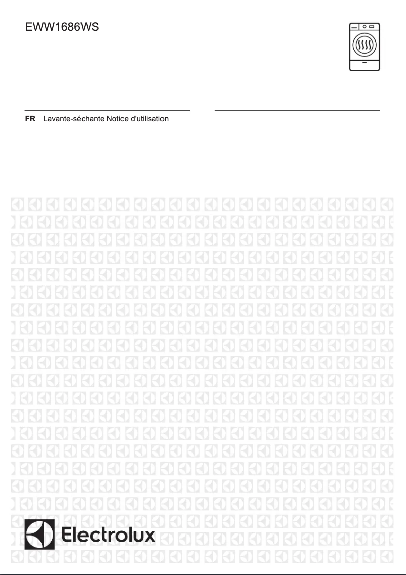 Page 1 of the manual User Manual Electrolux EWW1686WS