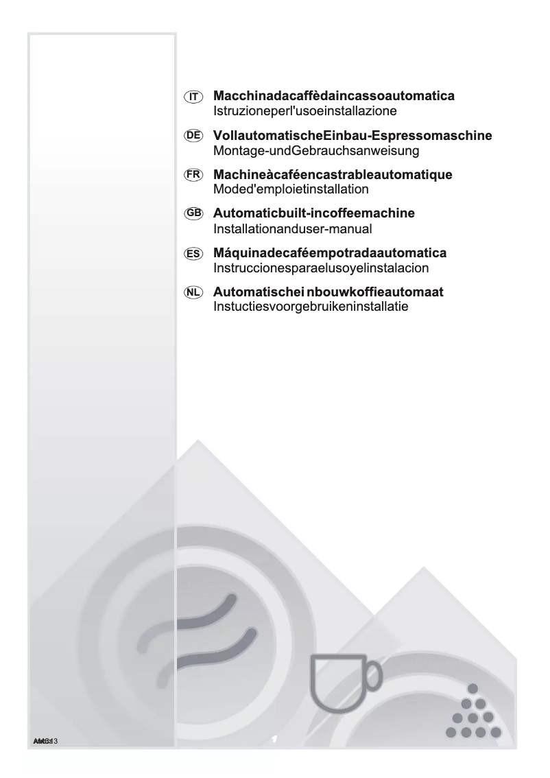 First page image of the manual for MCA 10