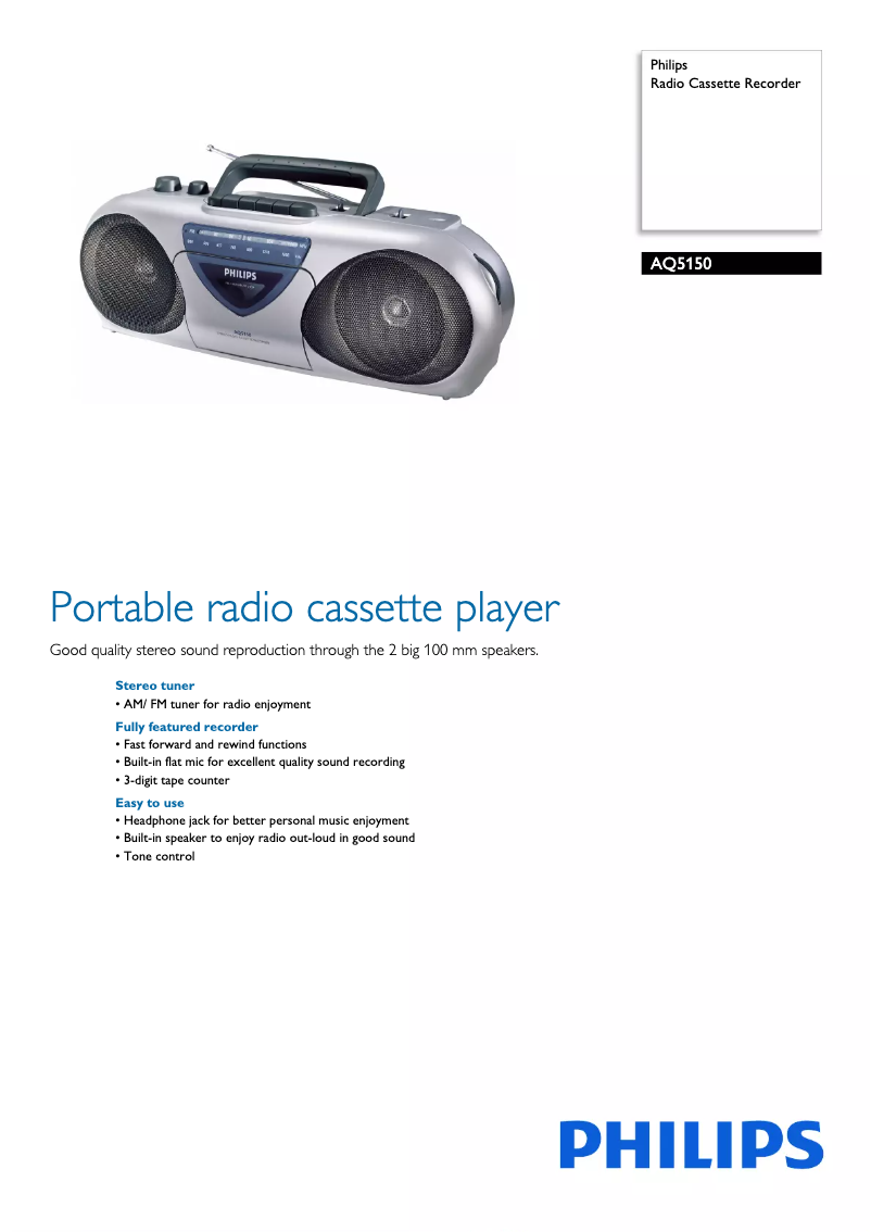 First page image of the manual for AQ5150