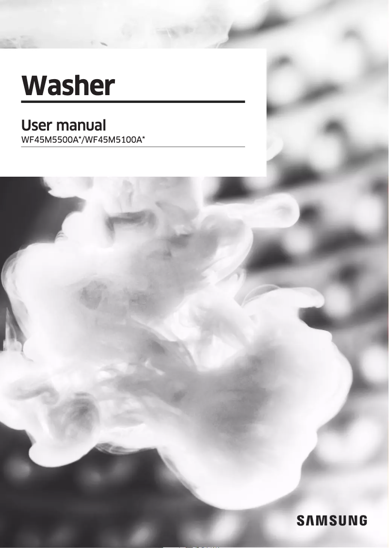 First page image of the manual for WF20M5500AP