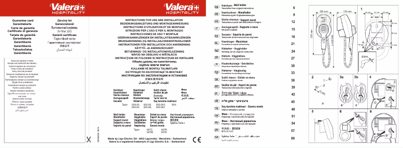 Page 1 of the manual User Manual Valera Premium 1600 Shaver