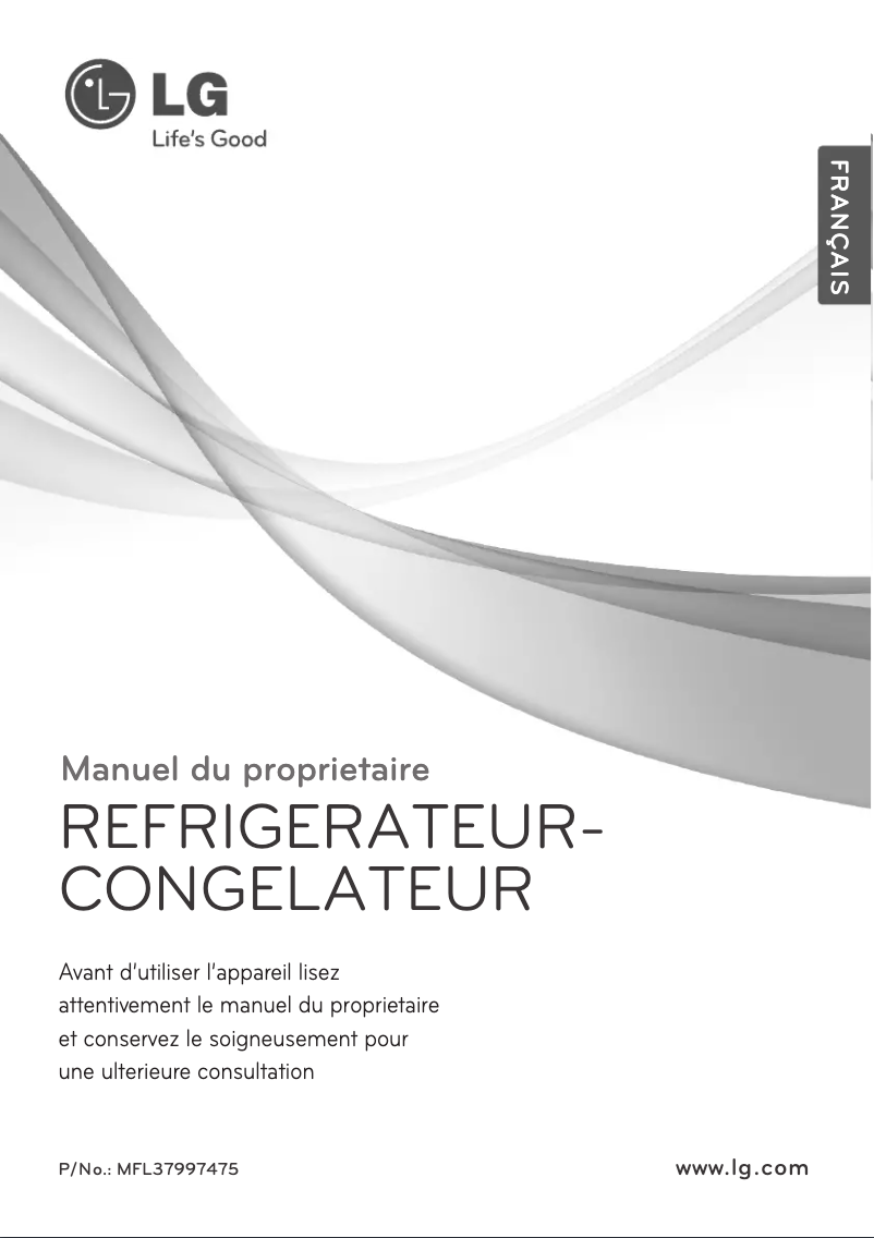 Page 1 of the manual User Manual LG GR-B402CLC