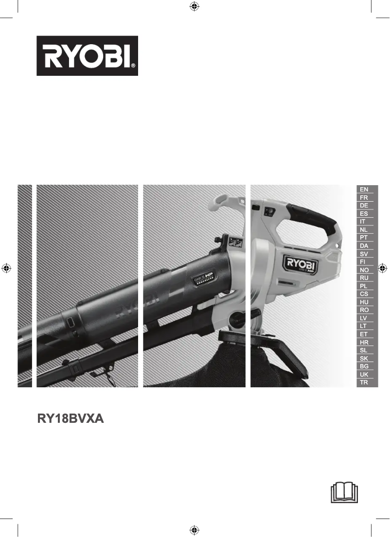 Page 1 of the manual User Manual RYOBI One+ RY18BVXA