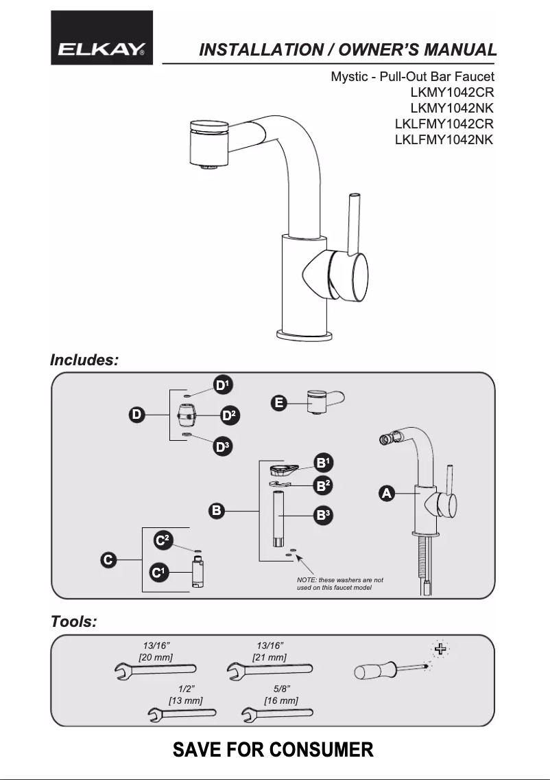 Image de la première page du manuel de l'appareil LKMY1042CR