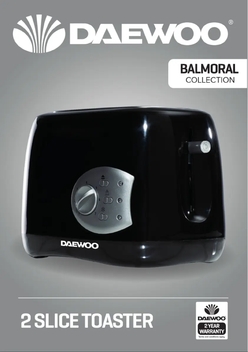 First page image of the manual for Balmoral SDA1710