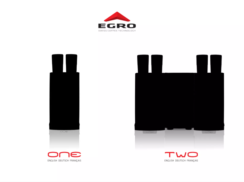 Page 1 of the manual User Manual Egro ONE