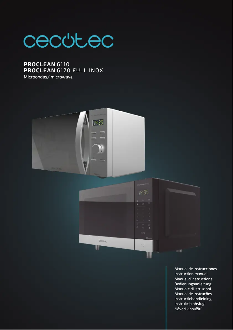 Image de la première page du manuel de l'appareil ProClean 6110