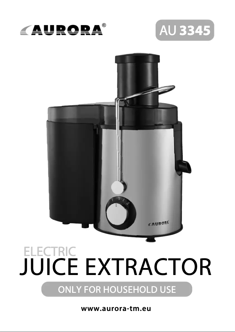 First page image of the manual for AU 3345