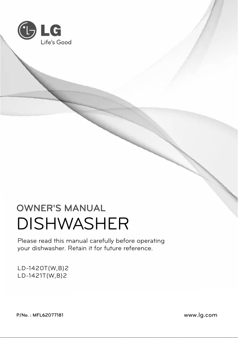 Page 1 of the manual User Manual LG LD-1421W2