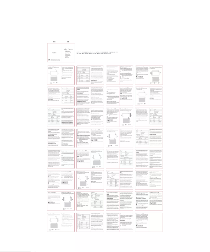 First page image of the manual for RMP2105