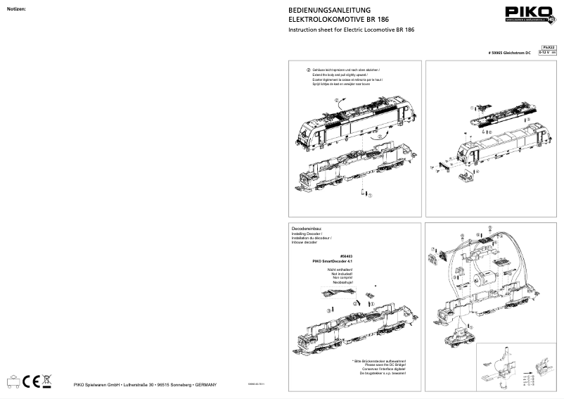 First page image of the manual for 59865