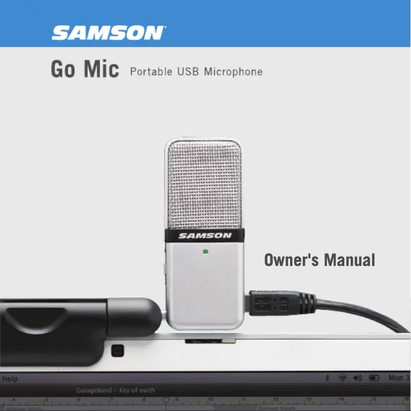 Page 1 of the manual User Manual Samson Go Mic