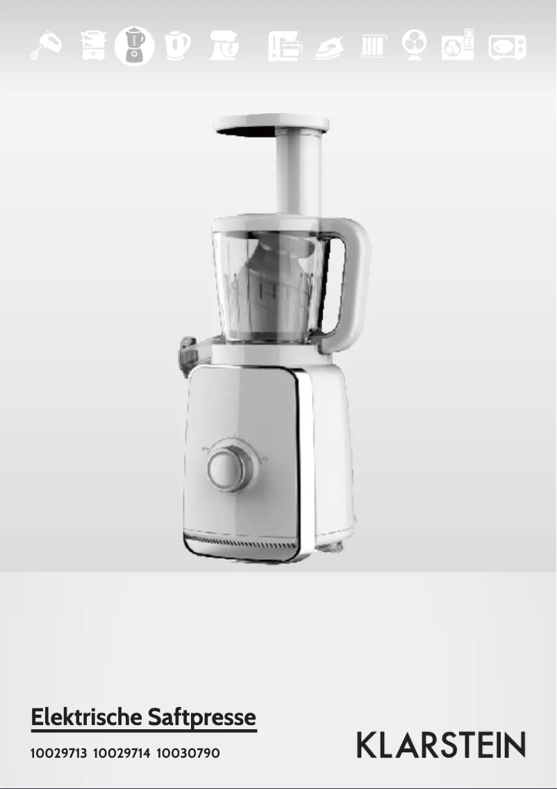 First page image of the manual for 10030790