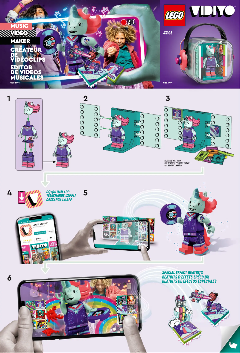 First page image of the manual for Vidiyo 43106