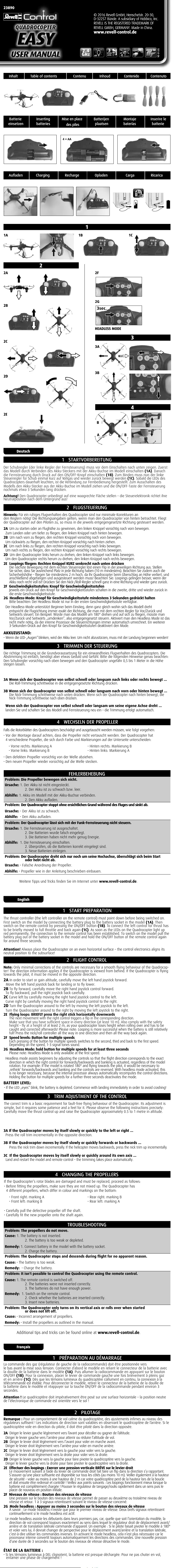 First page image of the manual for Easy