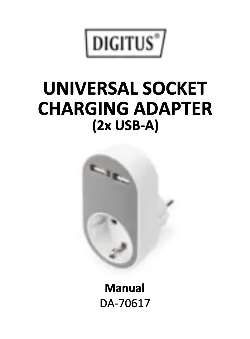 First page image of the manual for DA-70617