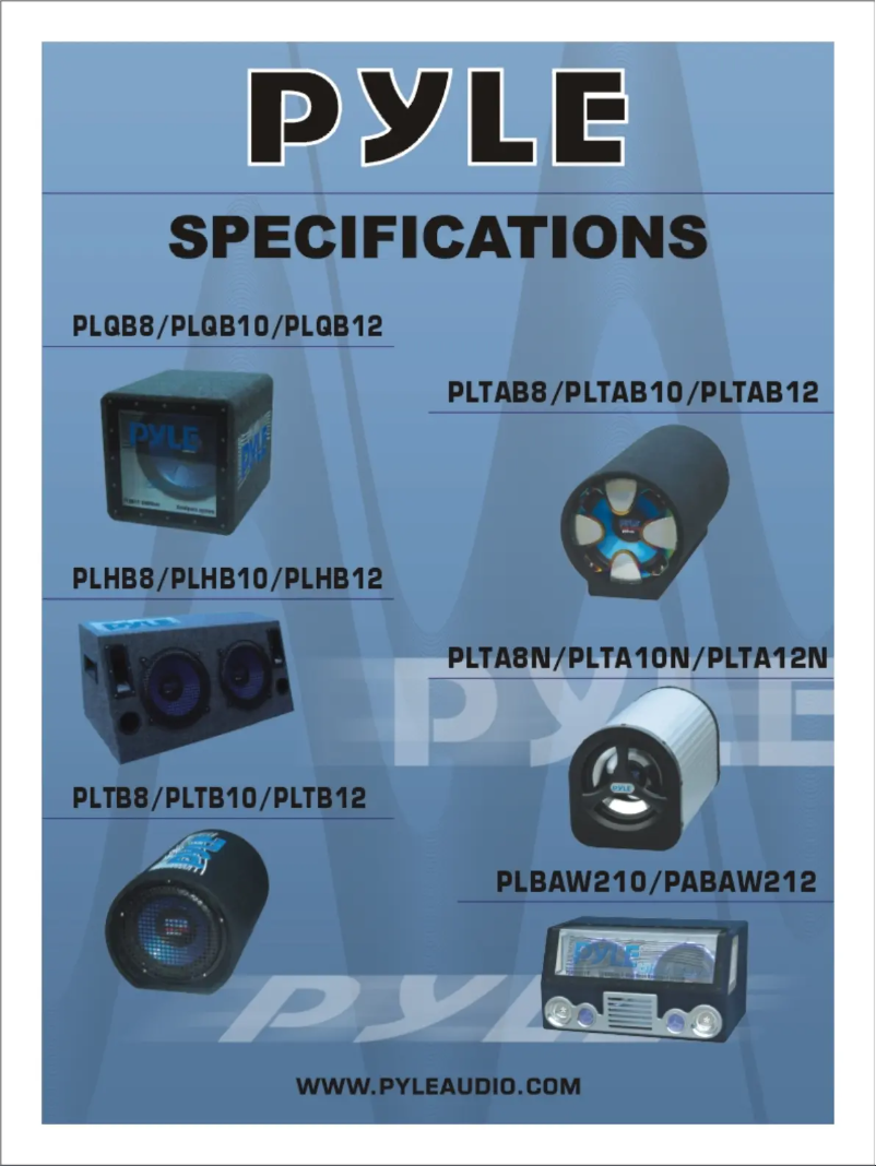 First page image of the manual for PLTAB12