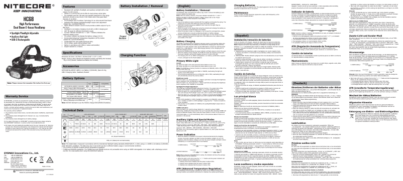 First page image of the manual for HC68