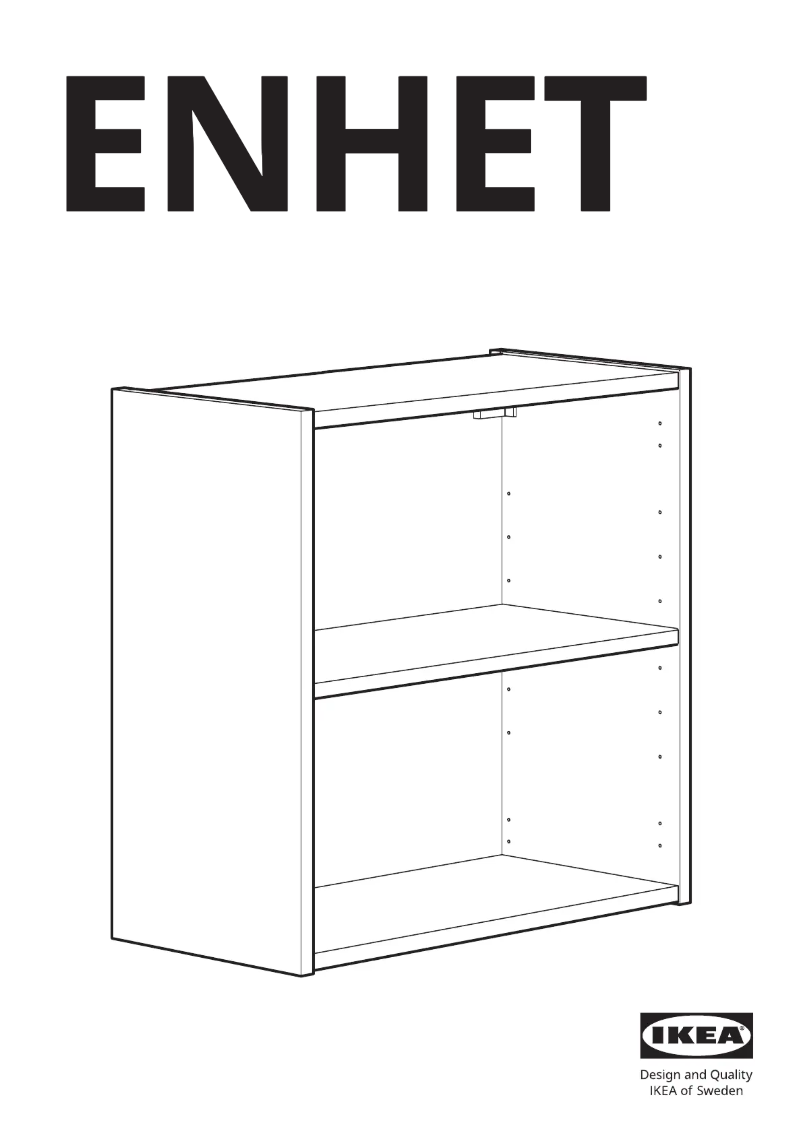First page image of the manual for ENHET 904.404.29