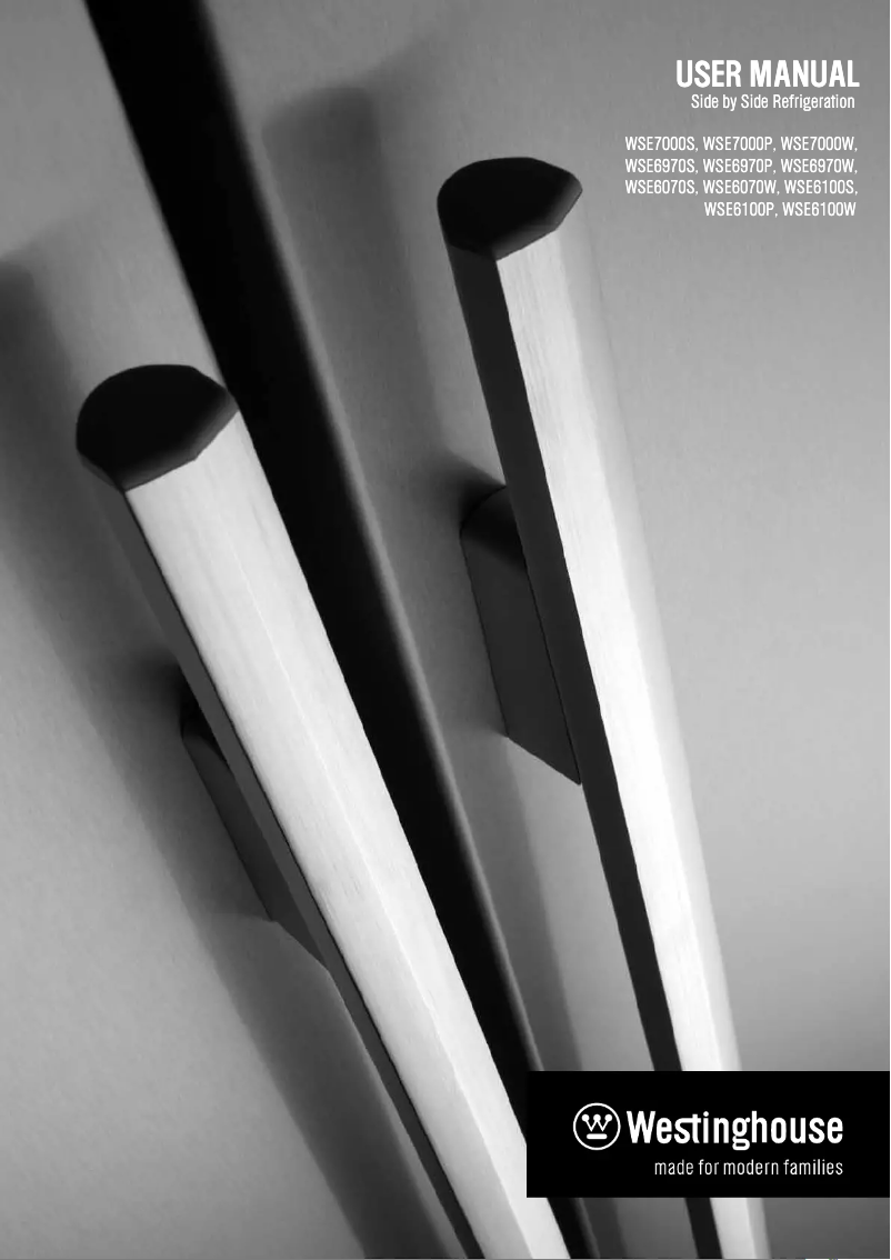 First page image of the manual for WSE7000WE