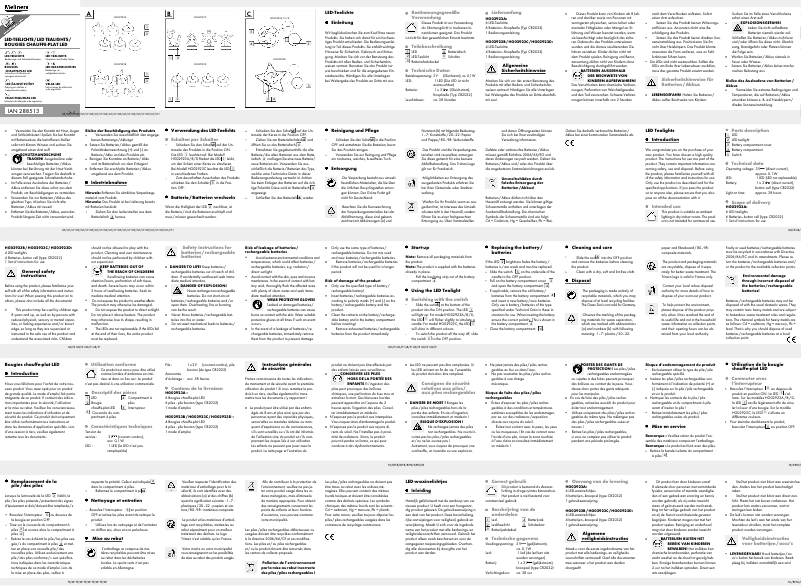 First page image of the manual for IAN 288513