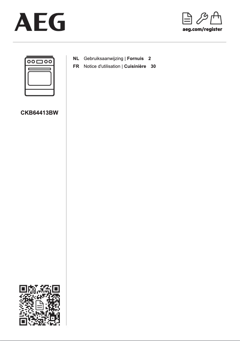First page image of the manual for CKB64413BW