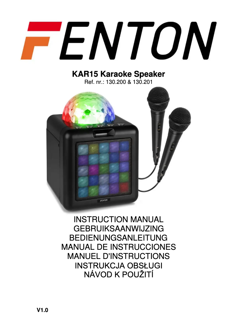 First page image of the manual for KAR15